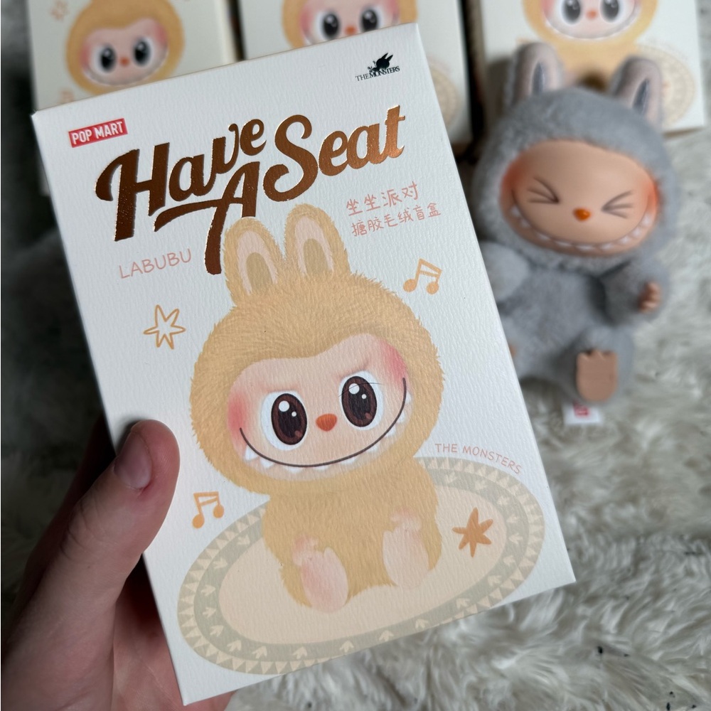 SOLD- Hehe Have A Seat Series Labubu
